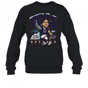 Josh Allen Buffalo Bills Football Player Graphic Signature Christmas Shirt